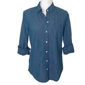 Tommy Bahama linen cotton blend size small chambray